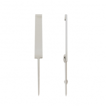6cm White Stick Pin With Wing 10/Pack