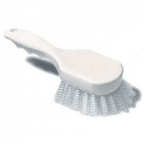 8" Scub Brush White