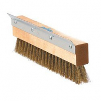 Brush for Pizza Oven with S. Steel Bristle/Scraper