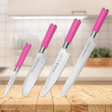 F.Dick Pink Spirit Acrylic Knife Block Set 4pc