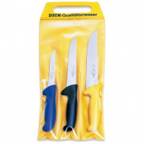 F.Dick ErgoGrip Knife Set (3 Pcs - 3 Colors)