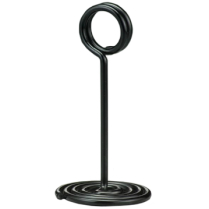 Signage Holder Swirl Base No. Stand 4" Black