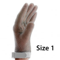 F.Dick ErgoProtect Metal Mesh 5 Finger Gloves L/R Size 1