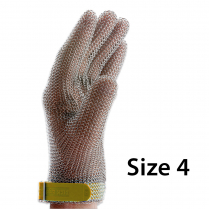F.Dick ErgoProtect Metal Mesh 5 Finger Gloves L/R Size 4