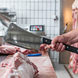 F.Dick Kitchen Cleaver Ext. Handle Black 9"