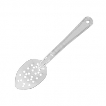 Plastic Perforated Spoon 11" Clear
