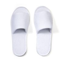 HA-AC-019 White Open Toe Slippers Spa (100/CS)