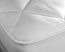 Decadence Mattress Topper w/ Fitted Skirt, White