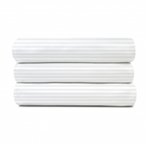 Golden Suite T-250 Sheets White/White 3/8" Stripe (Overstock)