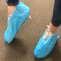 Disposable ShoeCovers,Non-Skid,Blue One Size (150Pair/CS)