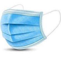 Non-Woven 3 Layer Disposable Face Mask Blue