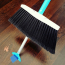 SweepEasy&reg; Broom with Deployable /Retractable Scraper, Case of 3