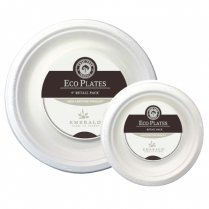 Emerald 6" Bagasse Plate, X-Heavy,100% Treefree