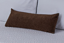 Shadow Coffee Brown Bolster Pillow Sham