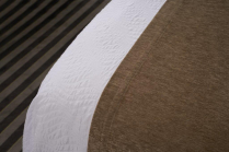 Shadow Chenille Bed Scarves - Bronze (Overstock)