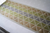 Traces Bed Scarves - Moss (Overstock)