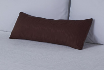 Stream Earth Brown Bolster Pillow Sham 24x10 