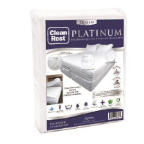 CleanRest&reg; Platinum Encasing Mattress Pad, Waterproof Top and Base