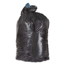 Low-Density Liners, 10 gal, 1 mil, Black, 500/case