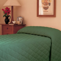 Martex&reg; Mainspread Solid Bedspreads - Forest Green