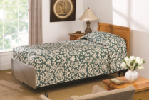 Martex&reg; Mainspread Pattern Bedspreads - Vienna Forest Green