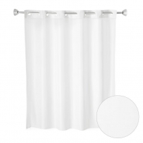 HookFree ShwrCrtn-71x80-Full-Pnl Plainweave,no win/lin12/ea