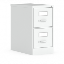 Global® Fileworks® 2600 Series Vertical File 2-Drawer Letter Designer White