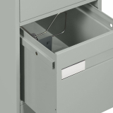 Global® Fileworks® 2600 Series Vertical File 2-Drawer Legal Black