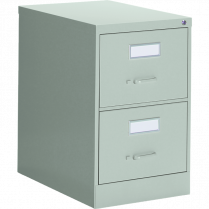 Global® Fileworks® 2600 Series Vertical File 2-Drawer Legal Grey