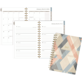 Cambridge® Triad Weekly/Monthly Planner 8-1/2" x 6" Bilingual Multicolour
