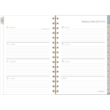 Cambridge® Triad Weekly/Monthly Planner 8-1/2" x 6" Bilingual Multicolour