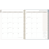 Cambridge® Triad Weekly/Monthly Planner 11" x 9" Bilingual Multicolour