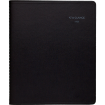 AT-A-GLANCE® QuickNotes® Weekly/Monthly Diary 9-7/8" x 8" Bilingual Black