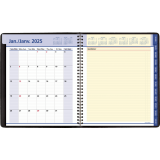 AT-A-GLANCE® QuickNotes® Weekly/Monthly Diary 9-7/8" x 8" Bilingual Black