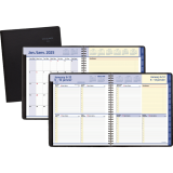 AT-A-GLANCE® QuickNotes® Weekly/Monthly Diary 9-7/8" x 8" Bilingual Black
