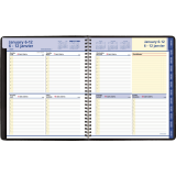 AT-A-GLANCE® QuickNotes® Weekly/Monthly Diary 9-7/8" x 8" Bilingual Black