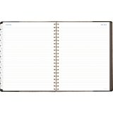 AT-A-GLANCE® Signature Collection Weekly/Monthly Planner 11-1/4" x 9" English Black/Grey