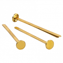 ACCO® Brass-Plated Fasteners 3" 100/box