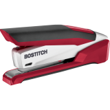 Bostitch InPower™ Spring-Powered Premium Desktop Stapler Full Strip 28 Sheet Red and Silver