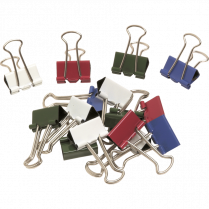 Westcott® Fold-Back Clips 3/4" Assorted Colours 100/box