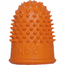 Westcott® Heavy Duty Rubber Finger Stalls Non-Ventilated 5/8" (#0) 12/box