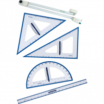 Westcott® Teachers Dry Erase Geometry Tool Set