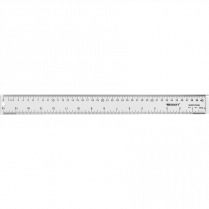 Westcott® Clear Two-Way Acrylic Ruler 16"