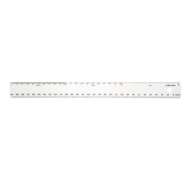 Westcott® Metric White Plastic Ruler cm / mm / dm