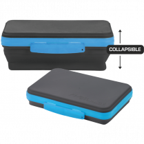 It's Academic Flexi Storage Box Blue and Black
