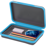 It's Academic Flexi Storage Box Blue and Black