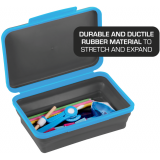 It's Academic Flexi Storage Box Blue and Black