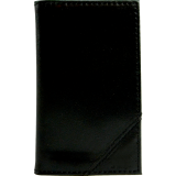 Winnable Business Card Holder 48-Card Capacity Bonded Leather Black