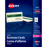 Avery® Business Cards Laser Ivory 250/pkg