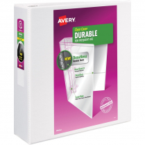 Avery® Durable View Presentation Binder 3" White